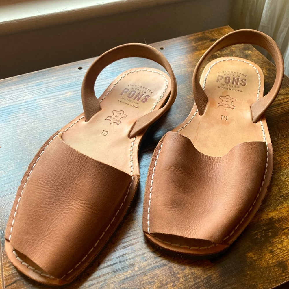 Classic Pons Avarcas (EUR 40/ US 10) light brown